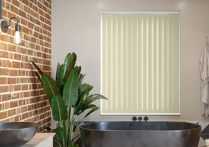Palermo (Blackout), Cream - Vertical Blind - Image 6